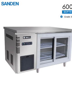 Bàn Mát Inox Sanden Cửa Kính SCC-1203GL Dung Tích 235 Lít, Sâu 600mm