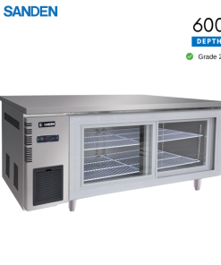 Bàn Mát Inox Sanden Cửa Kính SCC-1802GL Dung Tích 420 Lít, Sâu 600mm