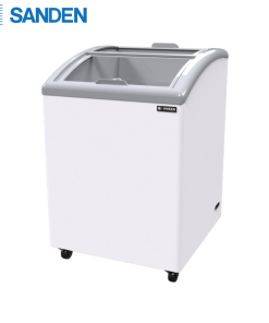 Tủ Đông Cửa Lùa Kính Cong Sanden 152 Lít SNC-0155