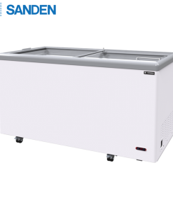 Tủ Đông Cửa Lùa Kính Phẳng Sanden 505 Lít SNG-0605