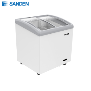 Tủ Đông Sanden Cửa Lùa Kính Cong 180 Lít SNB-0185
