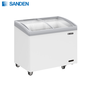 Tủ Đông Sanden Cửa Lùa Kính Cong 280 Lít SNB-0295