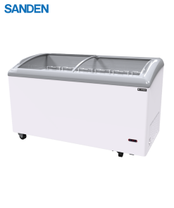 Tủ Đông Sanden Cửa Lùa Kính Cong 419 Lít SNC-0435