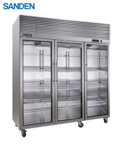 Tủ Mát Inox 304 Cửa Kính Sanden 1590 Lít SRC-1853G