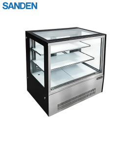 Tủ Bánh Kem Sanden Kính Vuông 108 Lít SKR-0070SG