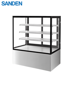 Tủ Bánh Kem Sanden Kính Vuông 480 Lít SKR-0903SG